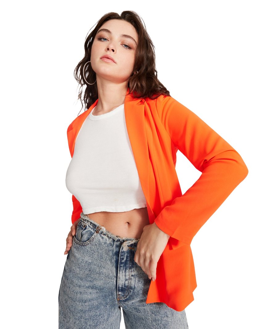 Orange Steve Madden Payton Women's Blazers | PH 764116JK